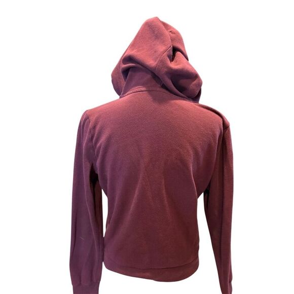 Victoria's Secret PINK Women's Maroon Full Zip Hoodie Jacket Size S - Picture 6 of 10